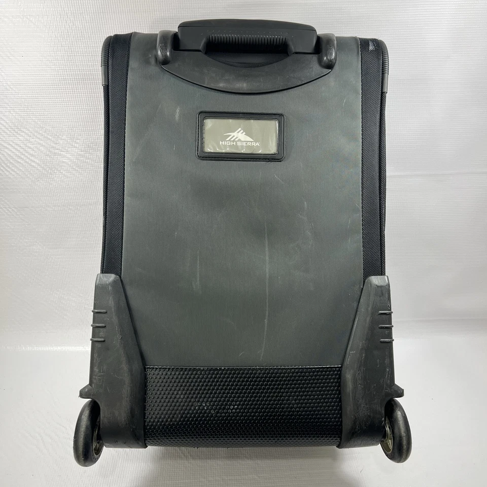 Equipaje de mano High Sierra 21 alto” con ruedas gris carbón negro Foto 4 de 4