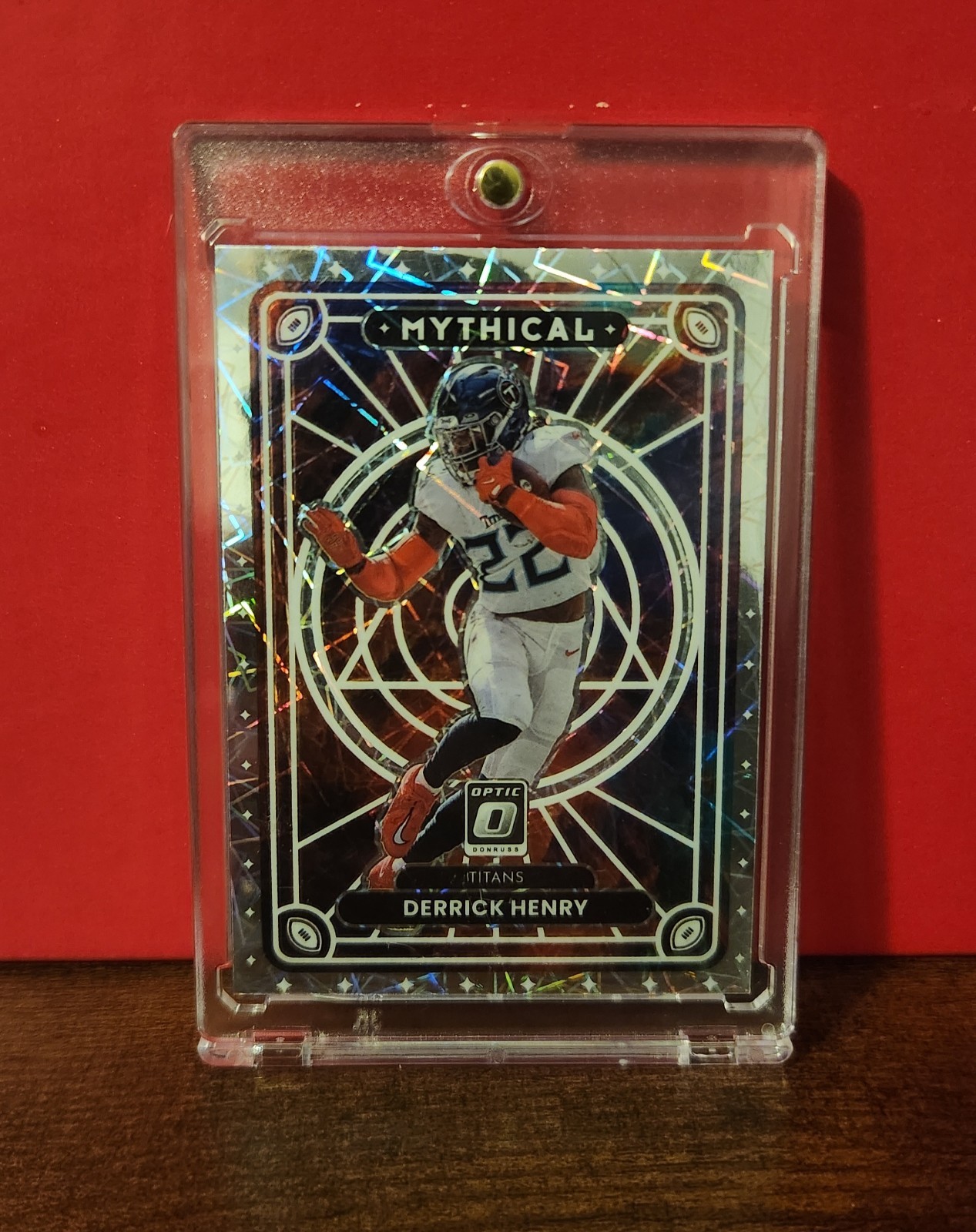 Panini 2021 Donruss Optic Derrick Henry Mythical Prizm #MY-13 Titans Football