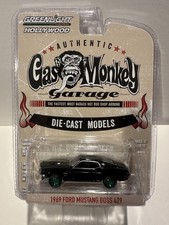 2016 Greenlight Gas Monkey Garage 1969 Ford Mustang Boss 429 DOUBLE GREEN MCHN