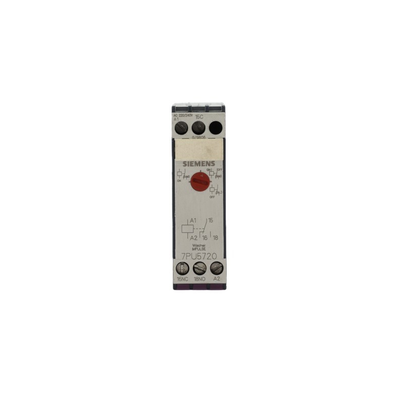Siemens Time Relay /Relais Temporisé 7PU5720-0AN20 220-240V AC 50-60Hz (B902)