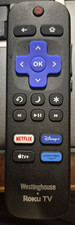 OEM Westinghouse Roku TV Remote Control, model: RC-ALIR-3026000181