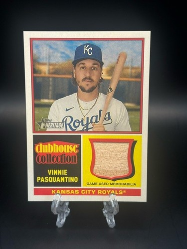 Topps Heritage Clubhouse Collection Memorabilia/Relic Cards - You Pick Upd 2/7 - Afbeelding 104 van 111