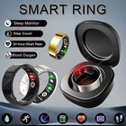 2026 New Smart Ring For Men Women Heart Rate and Blood Oxygen Monitor Waterproof