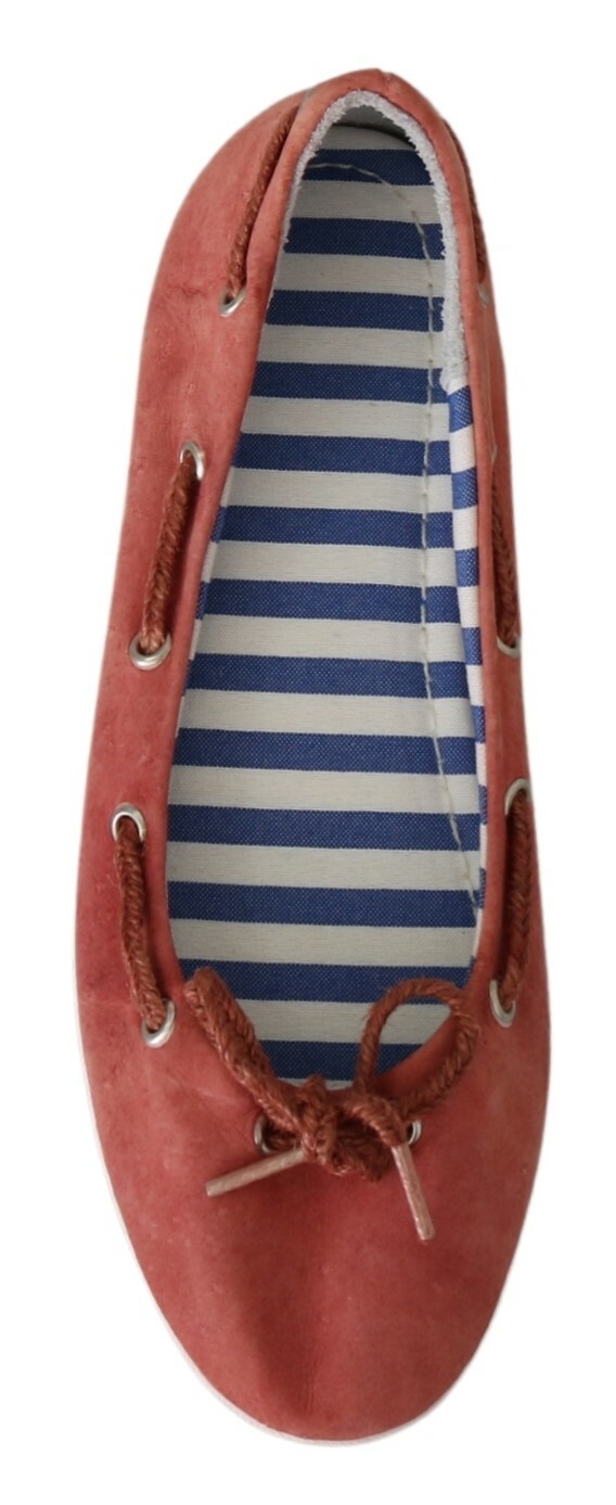PANTOFOLA D’ORO Scarpe PANTOFOLA D'ORO ROSSO SCARLATTO BLU A RIGHE PIATTE SLIP ON DONNA EU39 US8 5