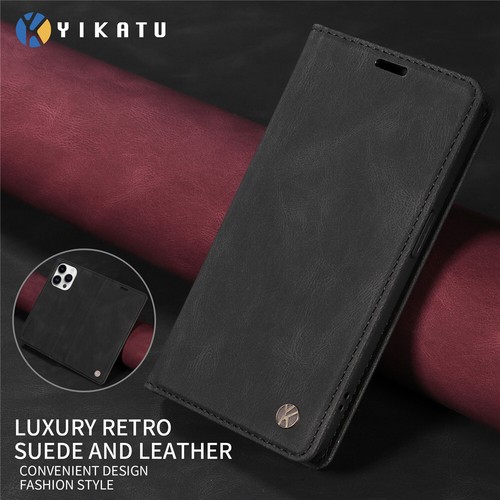 For iPhone 16 16e 15 14 13 12 11 Pro Max XS 8 Magnetic Leather Case Wallet Cover - Picture 97 of 109