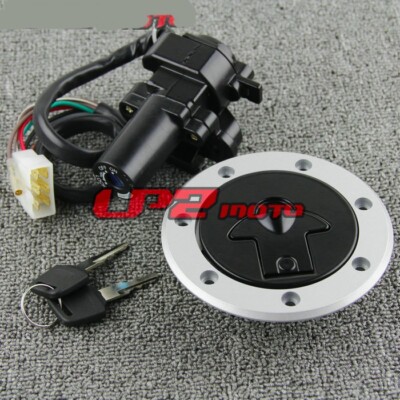 Ignition Switch Gas Cap Keys Lock Set for Kawasaki ZXR400 ZX400L