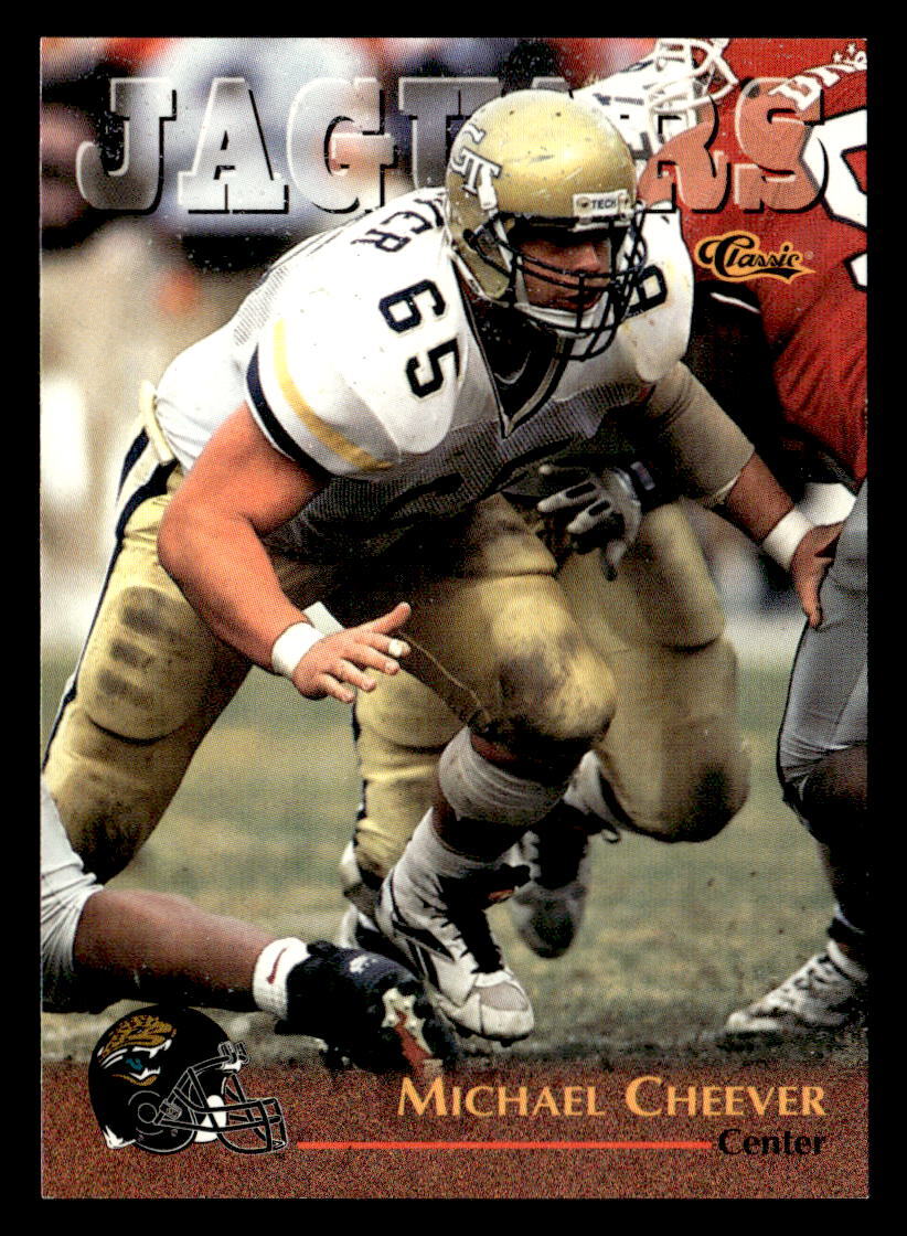 Michael Cheever 1996 Classic NFL Rookies Card #52 Jacksonville