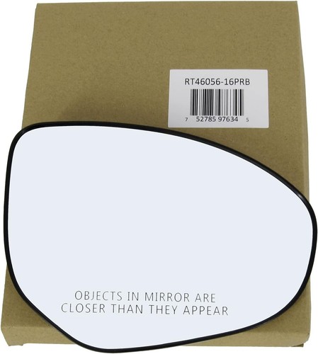 Passenger Side Mirror Glass Assembly For 2010-2014 Mazda 2 Mazda 3 Non-Heated RH - Picture 4 of 6