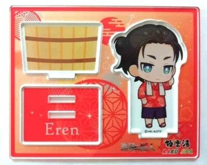 Attack On Titan Raku Spa Mini Acrylic Stand Figure Eren Yeager Isayama Anime Jp Ebay