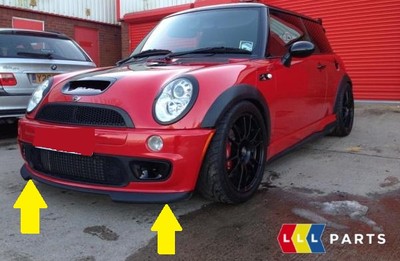 NEW GENUINE MINI R50 R52 S R53 JCW GP FRONT BUMPER SPOILER BLACK