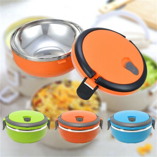 Adult Insulated Hot Food Flask Thermos Vacuum Lunch Box Warmer Food