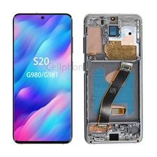 OLED Display LCD Touch Screen Digitizer Replacement for Samsung Galaxy S20 Gray