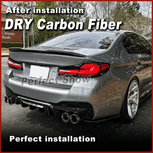 DRY Carbon Spoiler Heckspoiler Heckflügel Lippe Passt für BMW G30 F90 M5 2017-23 - Bild 6 von 13
