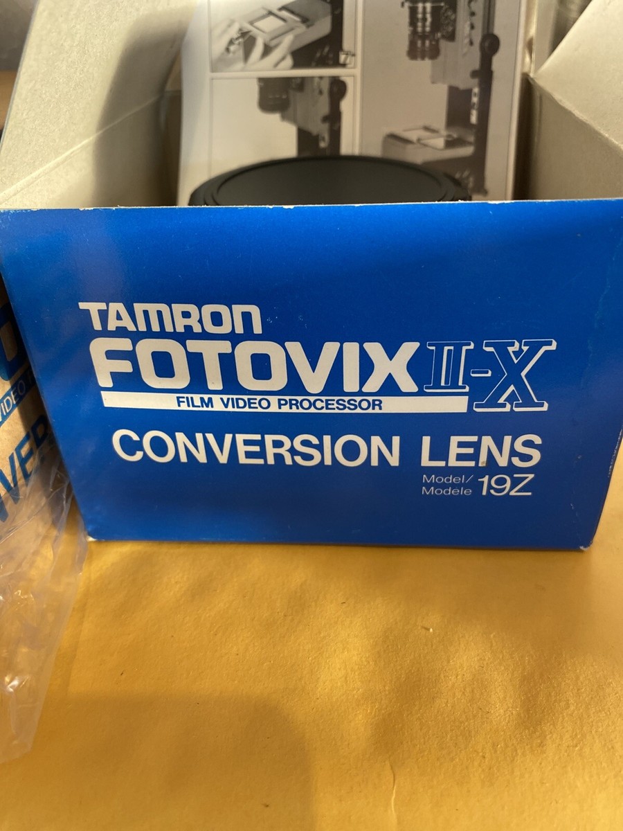 Tamron 22Z & 19Z Conversion Lens 35mm For Fotovix II-X w/Box NOS