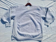 Vintage GAP Essential Blank V Stitch Ribbed Gusset Crew Neck Gray Med Sweatshirt