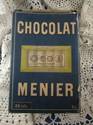CHOCOLAT MENIER BOITE En Tole Ancienne De Cacao Menier De 500 Grammes