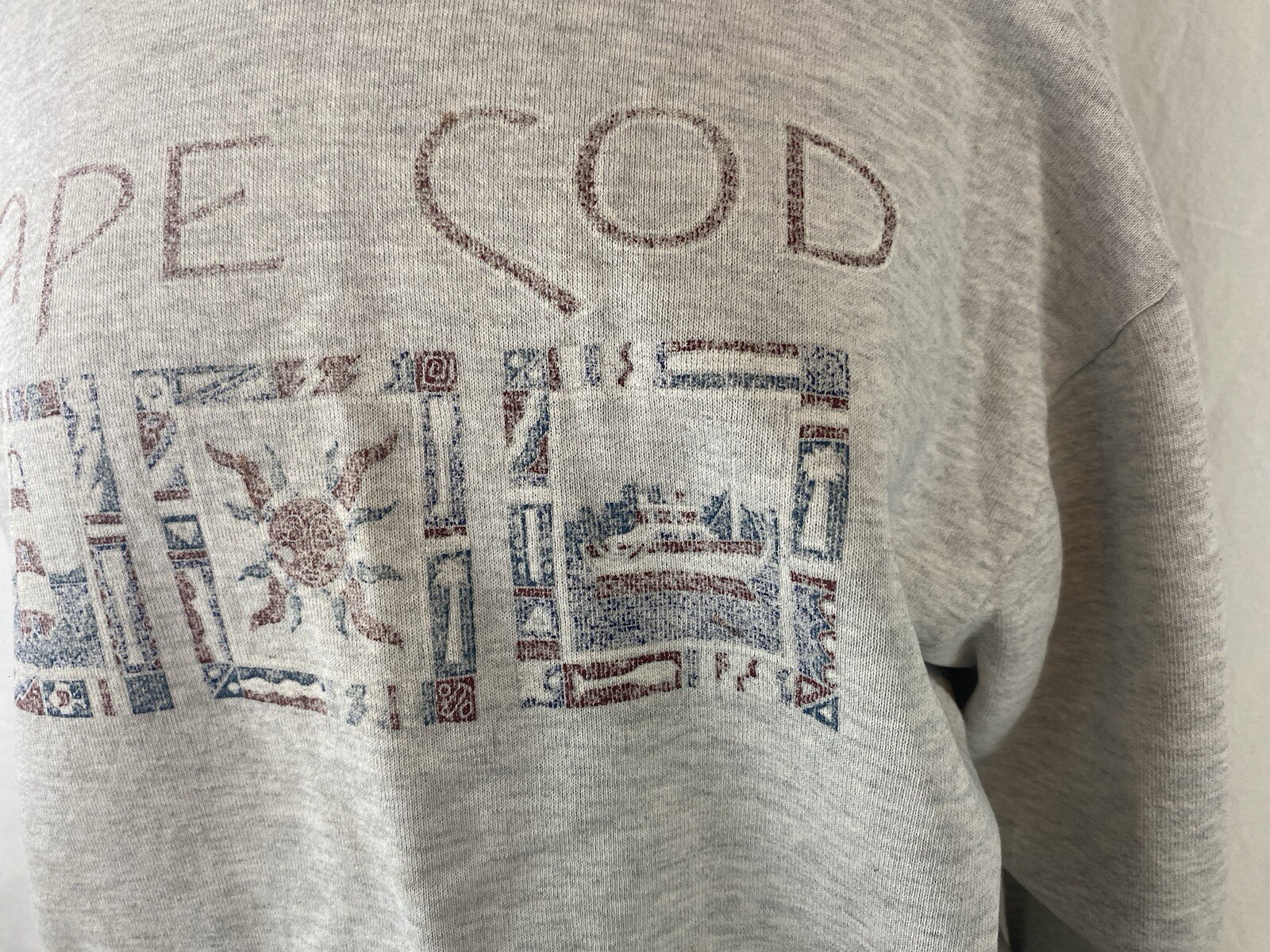 Cape Cod Sweatshirt Crew Neck Pullover JERZEES US… - image 4