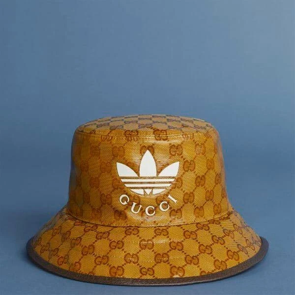 adidas x Gucci Bucket Hat size L New Cotton/Linen Lining Made in Italy