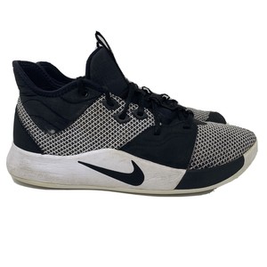 nike pg3 basketball shoes black and white