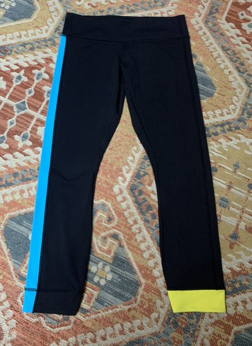 Lululemon Amped Crop Yoga Leggings Pants 6 - Picture 3 of 8