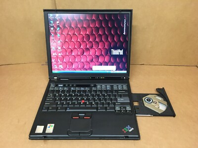 IBM THINKPAD T41 Vintage Laptop 1.60GHz 512MB RAM 80GB HDD WINDOWS