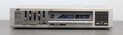 JVC R-K22  -Vintage Digital Synthesizer FM-AM Stereo Receiver Silber '80er Jahre