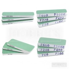 3 Duel Grit Flexi Sanders Model Craft Course 60/100 Medium 240/400 Fine 600/1000