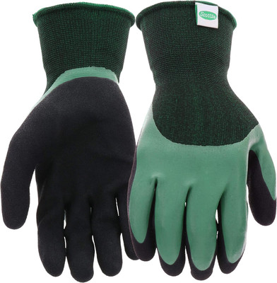 Work Gloves Polyester Latex Crinkle Crinkle Palm Dipped Textured Double Dipped