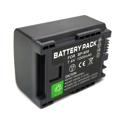 Battery For Canon iVIS HF10 HF11 HF100 HF20 HF200 USA Stock Brand