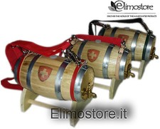 1 L Kragen Hund Bernhardiner Fass weinfass holz holzfass  Schweizer Kreuz