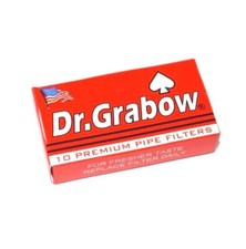 Dr. Grabow Premium Pipe Filters Single 10 Count Box 2 1/4" Made In USA