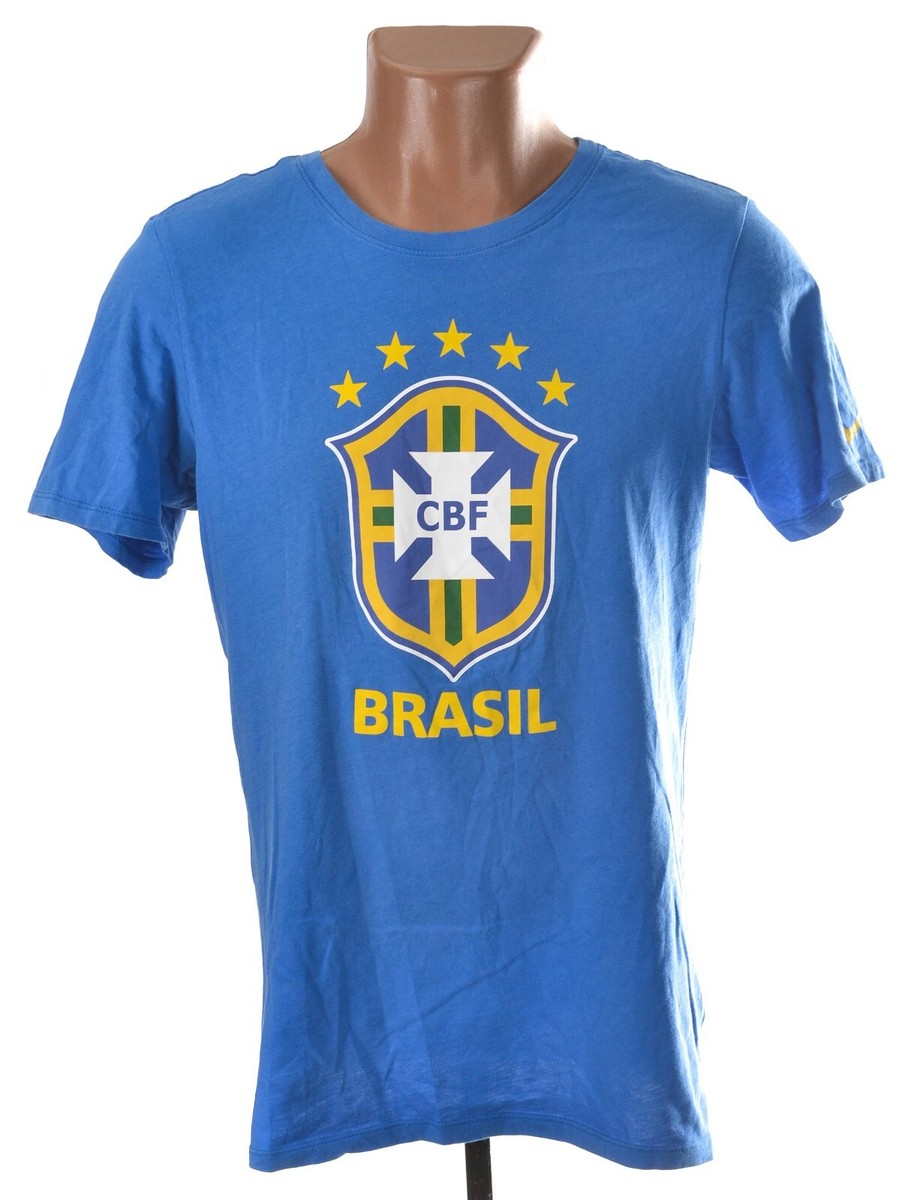 Nike CBF Brasil ホワイトTシャツ ブラジル 代表 futebol BRAZIL 2019/2020 FOOTBALL COTTON TEE SHIRT JERSEY NIKE SIZE