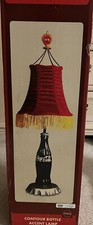 New in Box Coca-Cola Spencer Gifts Contour Bottle Accent Lamp