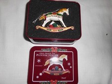 2009 Trail of the Painted Ponies Christmas Ornament Noel In Original Tin 12445