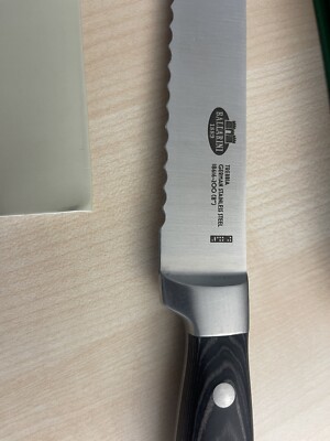 Zwilling Solingen Group Ballarini Trebbia Kochmesser Brotmesser Griff Pakkaholz