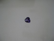 Natural Amethyst Heart W 5.2 X L 5.2 MM Weight .50 Carats Loose Gemstone.