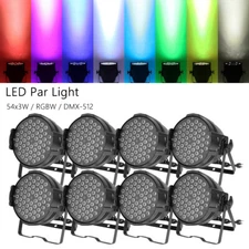 180W RGBW LED Par Can Light DMX Stage DJ Disco Club Wash Light Par Light Uplight