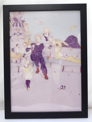 FINAL FANTASY viii Yoshitaka Amano Poster framed Clear File Squall