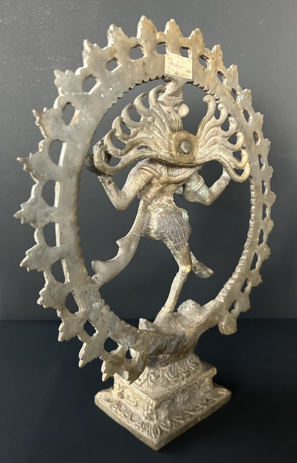 LARGE 11” Dancing Hindu God Shiva Nataraja Bronze Statue Sculpture 5 LBS