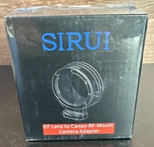 Sirui Lens Adapter Canon EF Vintage Lens to Canon RF Mount Camera Adapter New