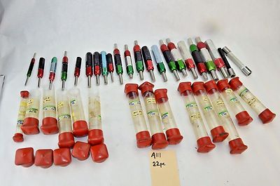 22pc Go NoGo Bore Plug Gages Thread Hole Size 9/16'' - 18 3/4'' - 16 1/2'' - 13 