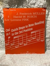Quick Steps to Note Reading in the 3rd Position  Violin 72VN  Volume 4