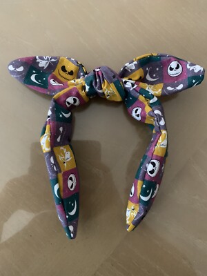 Nightmare before Christmas Inspired~Colorful~Fabric~Girls~Bow Knot Headband