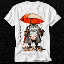 Matsumoto Hoji Rain Frog Star Japanese Rainy Day T Shirt 494