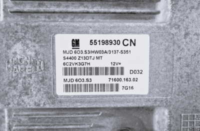 Engine control unit Opel Corsa D 55198930 55198930CN