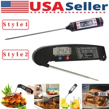 Instant Read Digital Meat Thermometer BBQ Grill Smoker For Kitchen Food Cooking