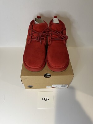 UGG Neumel Women's Ankle Boots Size 10 Samba Red Chukka