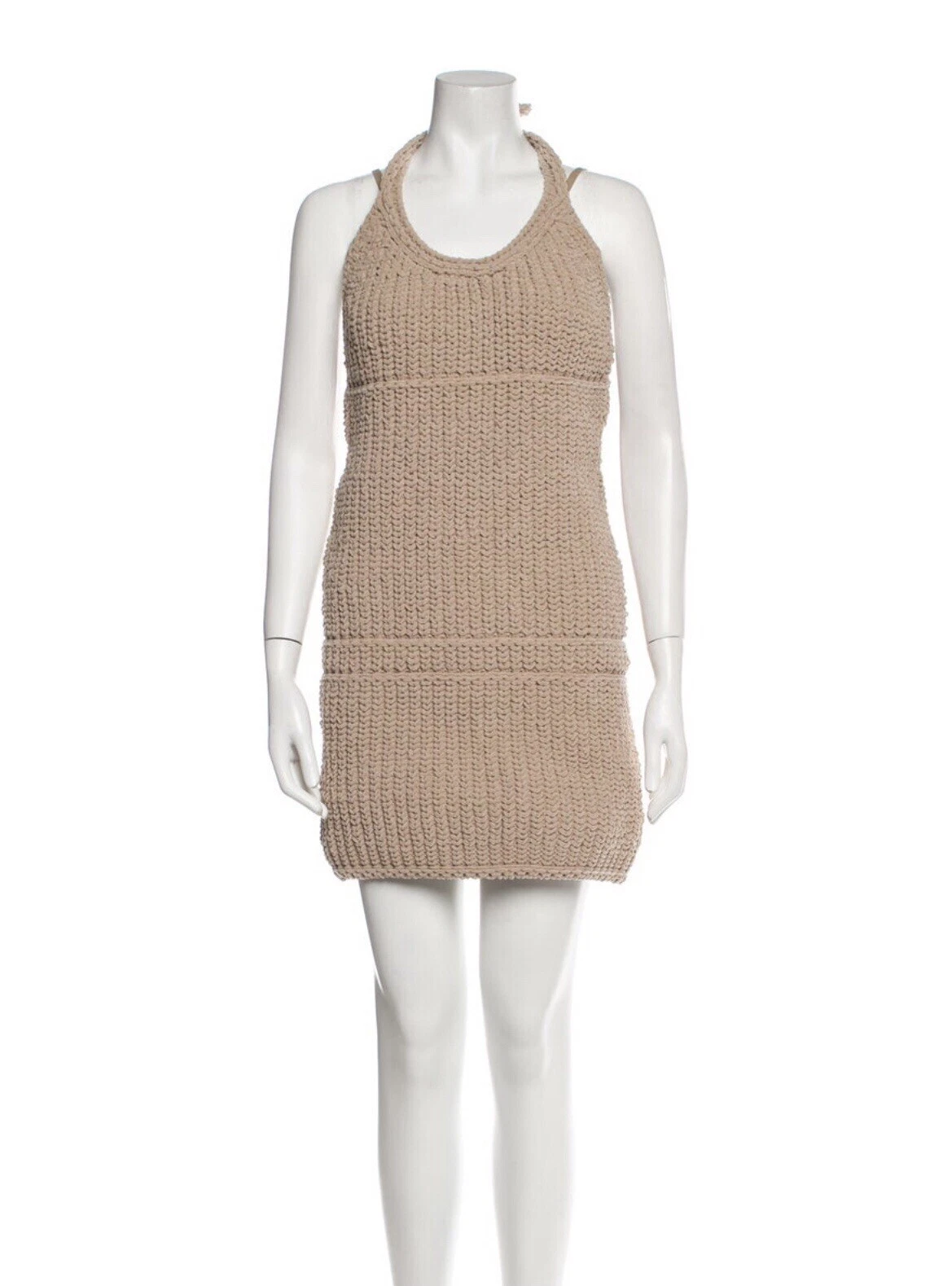 Abito Jacquemus Nuvola all'uncinetto con scollo a V 40 FR