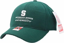 Michigan State Spartans Fitted Hat Logo Block 11511