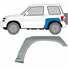 MITSUBISHI PAJERO PININ 3D 1998-2007 Tôle de Réparation Arrière / Gauche
